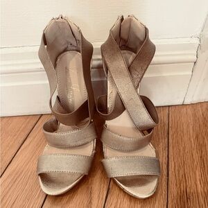 ipsy Gold Strappy Heels